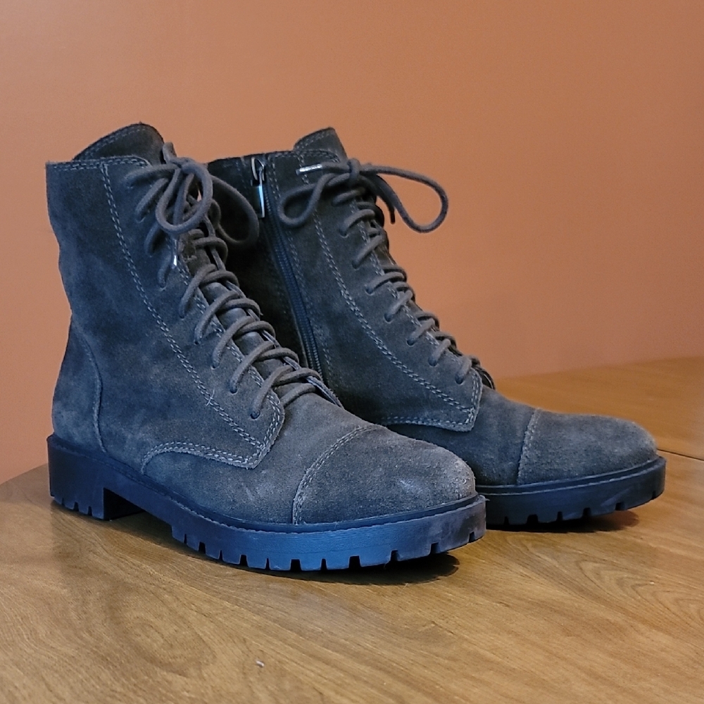 Lucky Brand, Women's Suede Lace-Up Boots